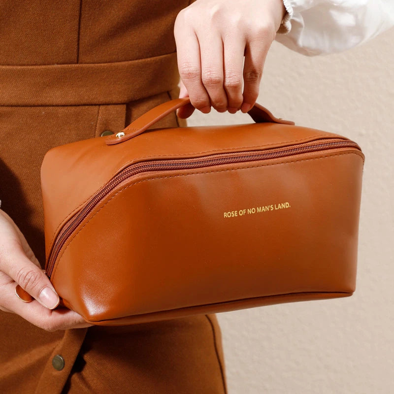 Necessaire organizador de cosméticos, maquiagem feminina para viagem