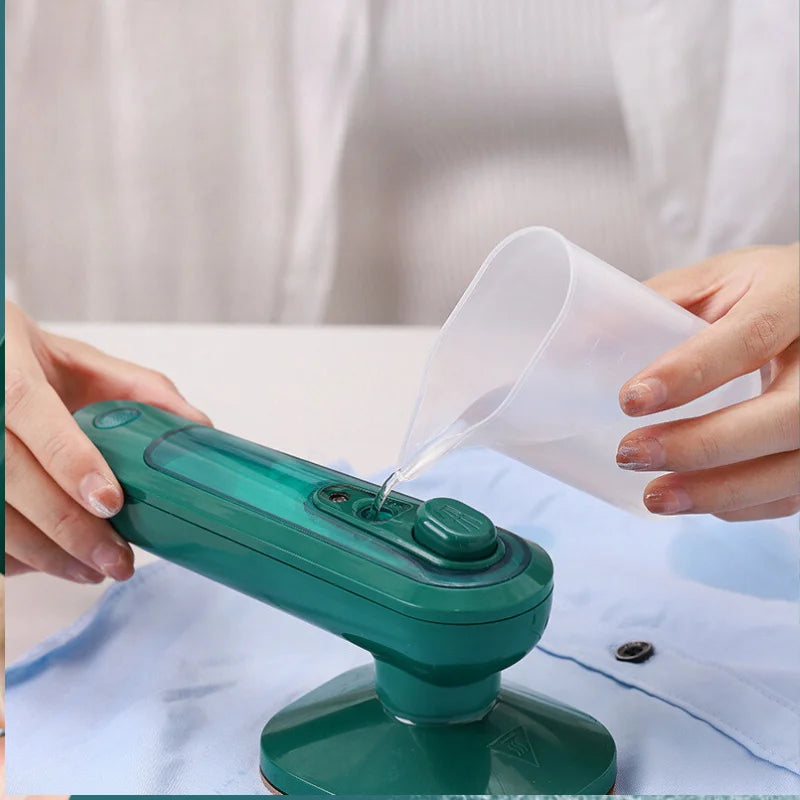 Mini ferro de passar roupas elétrico portátil para viagens a vapor