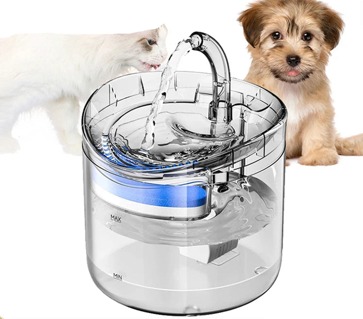 Fonte de água para cães e gatos com bebedouro automático